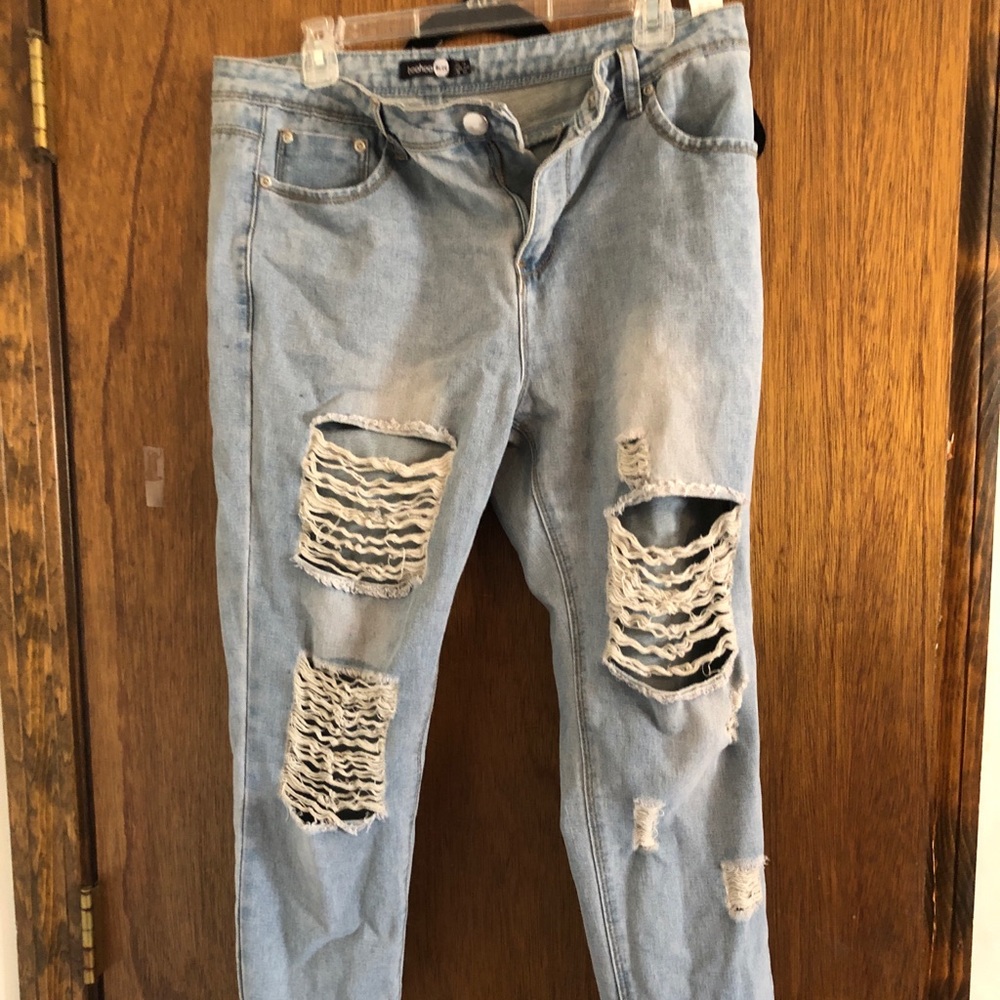 boohoo boyfriend jeans brand new never worn